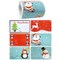 Wrapables Christmas Sticker Labels, Christmas Holiday Adhesive Gift Tags for Gifts & Stationery